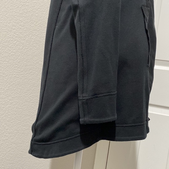 Eileen Fisher Organic Cotton Two Tone Button Front Jacket Medium Black - Picture 6 of 16